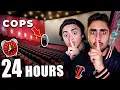 24 Hour Overnight Challenge in MOVIE THEATER CRAZY ENDING