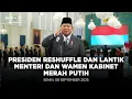 Download Lagu BREAKING NEWS - PRESIDEN LANTIK MENTERI \u0026 WAMEN KABINET MERAH PUTIH (08/09/2025)