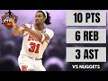 Jaden Ivey 10 pts 6 reb 3 ast vs Nuggets 2025-26 NBA Season