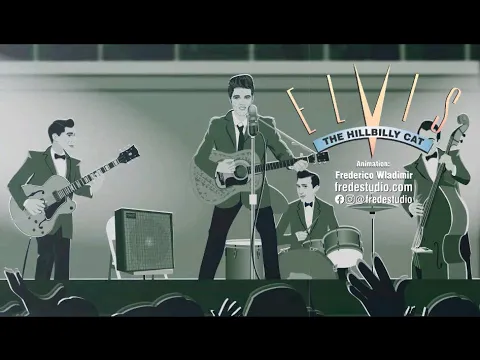 Download MP3 Elvis Presley-Hound Dog - Fan Animation (Stereo Studio Version ) HD