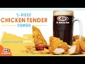 5pc Hand-Breaded Chicken Tender Combo A W Restaurants