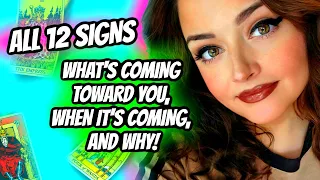 ALL 12 SIGNS! What's Coming Toward YOU, When It's Coming, And WHY! TIMESTAMPED AUGUST TAROT READING