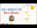 Grade 3 Addition up to 1000 - Base Blocks Worksheet