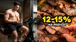Como mantenho 12-15% de Gordura Trabalhando em Casa.