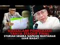 WASSALAM! PEMECATAN YAHYA STAQUF FINAL. SYURIAH SEGERA SIAPKAN MUKTAMAR LUAR BIASA?