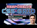 Build a Responsive Image Search App with CSS Grid Pexels API JavaScript Tutorial