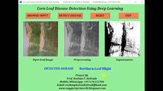 Corn Leaf Disease Detection Using Deep Learning Python Project Source Code Plant Disease Detect