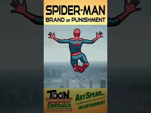 Spider-Man punishes Punisher - TOON SANDWICH #spiderman #funny #parody #marvel #mcu #comedy