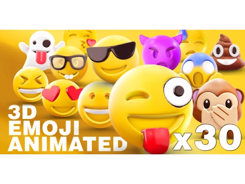 Download MP3 EMOJI 3D animated (After Effects template)