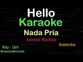 HELLO-Lionel Richie|KARAOKE NADA PRIA -Male-Cowok-Laki-laki@ucokku