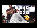 Cukur cepak rambut ikal