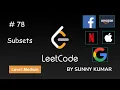Subsets Backtracking Bitmask 78 LeetCode Day 13