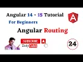 Angular 15 Tutorial with example Angular Routing in Angular with Testycodeiz