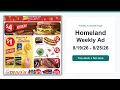 Homeland Weekly Ad 26 - 26 Top Deals