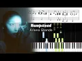 Download Lagu Ariana Grande - Hampstead - Accurate Piano Tutorial with Sheet Music