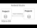 Import SQLite database from one Android project to another in android studio