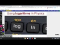 CP12 - using logarithms in the analysis