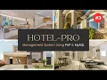 HotelPro Part 3 User Authentication and Security HTML PHP Bootstrap CSS jQuery MySQL