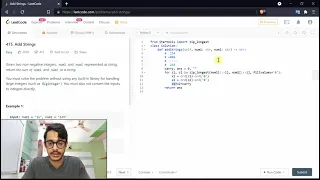 LeetCode Add Strings Simple Python3 Solution