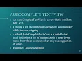 Progress Bar Autocomplete text view Android Studio Tutorial PPT