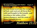 The Gospel of Matthew Chapter 21 - Bible Book 40