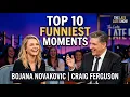 Top 10 Funniest Bojana Novakovic Moments on Craig Ferguson