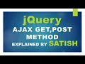 learn jQuery GET POST method explained