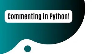 Write your first comment as a python beginner