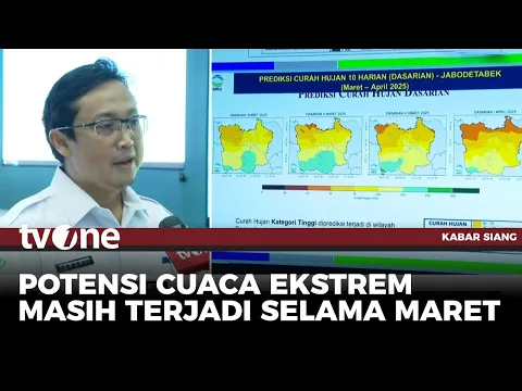 Waspada Cuaca Ekstrem! BMKP Prediksi Peningkatan Curah Hujan 11-20 Maret