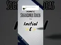 Download Lagu Dramatic Signature Ideas for Letter “E” #shorts #lettering #e #handwriting #signature