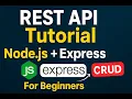 Build REST APIs with Node js Express MySQL Complete Tutorial for Beginners