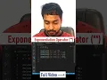 Exponentiation Operator in Javascript