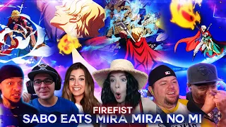 Sabo Eats The Mera Mera No Mi Firefist Reaction Mashup 