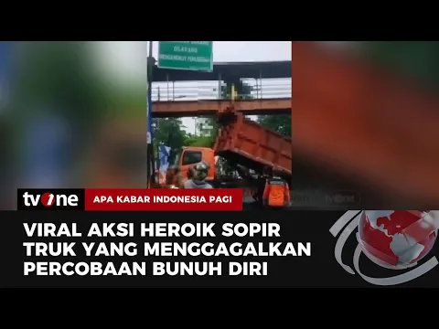 Momen Sopir Truk Sampah Gagalkan Aksi Bunuh Diri Seorang Wanita di Bekasi