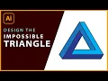 Design the Impossible Triangle aka Penrose Triangle in Adobe Illustrator - Beginner Tutorial