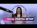 How to Build a Client Portal in ClickUp 2025 Tutorial