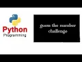 guess the number game python tutorial in tamil Lets - learn