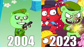 Evolution of Happy Tree Friends Games 2004-2023