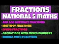 The Whole Of Fractions In National 5 Maths