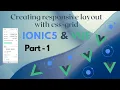 Part 1 Creating responsive layouts in Ionic5 and Vue using CSS grid