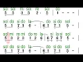 Download Lagu 《Wind-Washed Mountains》Genshin Impact Video Score Number Notation《风洗的群山》动态乐谱C调