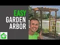 How to Install a Garden Arbor