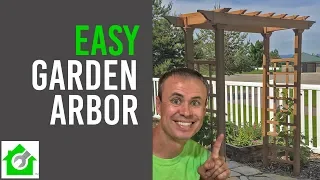 How to Install a Garden Arbor