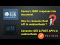 Consume Rest API in webmethods Get and Post Rest API pub client http