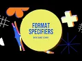 Format Specifiers C Programming
