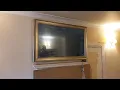 LG OLEDC9 Wall Mounted Mirror TV and Custom Frame. OLED55C9