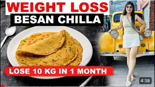 Chilla For Flat Belly Stomach In 5 DaysHindi   Besan Chilla   Lose Weight Dr Shikha Singh