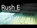 Rush E Playable Sheet Music Animation 60 FPS