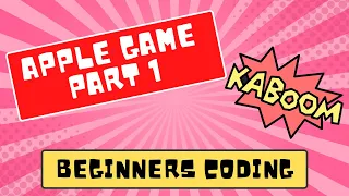 Beginner KaboomJS Tutorial Apple Game Part 1