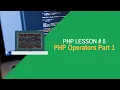 PHP Episode 5 PHP Operators Part 1 Shaikh Mate